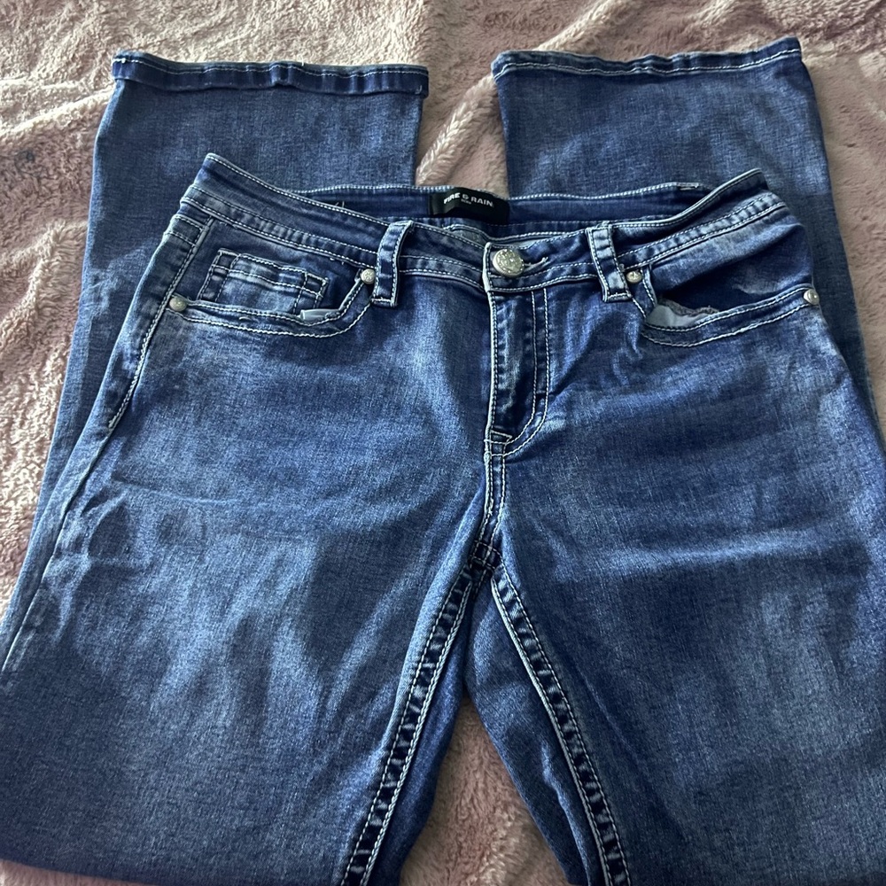 Women's Blue Flare Jeans